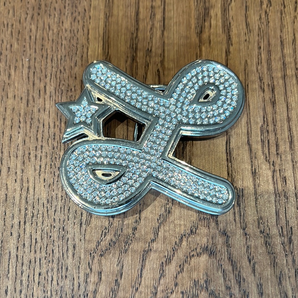 Lrg vintage new belt buckle